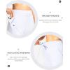 imageG Gradual Womens 7quot High Waisted Swim Board Shorts with Pockets Quick Dry Beach Swimming Shorts for Women with LinerWhite