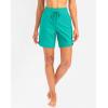 imageG Gradual Womens 7quot Quick Dry High Waisted Swim Board Shorts with Zipper Pockets UPF 50 Beach Shorts for Women with LinerAqua