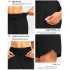 imageG Gradual Womens 7quot Quick Dry High Waisted Swim Board Shorts with Zipper Pockets UPF 50 Beach Shorts for Women with LinerBlack