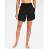 imageG Gradual Womens 7quot Quick Dry High Waisted Swim Board Shorts with Zipper Pockets UPF 50 Beach Shorts for Women with LinerBlack