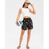 imageG Gradual Womens 7quot Quick Dry High Waisted Swim Board Shorts with Zipper Pockets UPF 50 Beach Shorts for Women with LinerBlack Floral