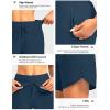 imageG Gradual Womens 7quot Quick Dry High Waisted Swim Board Shorts with Zipper Pockets UPF 50 Beach Shorts for Women with LinerBlue
