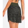imageG Gradual Womens 7quot Quick Dry High Waisted Swim Board Shorts with Zipper Pockets UPF 50 Beach Shorts for Women with LinerGreen Camo