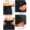 imageG Gradual Womens 7quot Quick Dry High Waisted Swim Board Shorts with Zipper Pockets UPF 50 Beach Shorts for Women with LinerGrey Camo