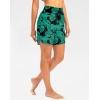 imageG Gradual Womens 7quot Quick Dry High Waisted Swim Board Shorts with Zipper Pockets UPF 50 Beach Shorts for Women with LinerLeaf
