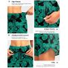 imageG Gradual Womens 7quot Quick Dry High Waisted Swim Board Shorts with Zipper Pockets UPF 50 Beach Shorts for Women with LinerLeaf