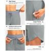 imageG Gradual Womens 7quot Quick Dry High Waisted Swim Board Shorts with Zipper Pockets UPF 50 Beach Shorts for Women with LinerLight Grey