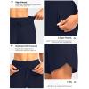 imageG Gradual Womens 7quot Quick Dry High Waisted Swim Board Shorts with Zipper Pockets UPF 50 Beach Shorts for Women with LinerNavy