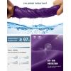 imageG Gradual Womens 7quot Quick Dry High Waisted Swim Board Shorts with Zipper Pockets UPF 50 Beach Shorts for Women with LinerPurple