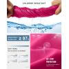 imageG Gradual Womens 7quot Quick Dry High Waisted Swim Board Shorts with Zipper Pockets UPF 50 Beach Shorts for Women with LinerRosy