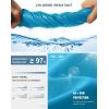 imageG Gradual Womens 7quot Quick Dry High Waisted Swim Board Shorts with Zipper Pockets UPF 50 Beach Shorts for Women with LinerSky Blue
