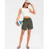 imageG Gradual Womens 7quot Quick Dry High Waisted Swim Board Shorts with Zipper Pockets UPF 50 Beach Shorts for Women with LinerSlate Green