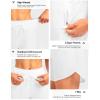 imageG Gradual Womens 7quot Quick Dry High Waisted Swim Board Shorts with Zipper Pockets UPF 50 Beach Shorts for Women with LinerWhite