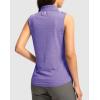 imageG Gradual Womens Golf Shirts Lightweight 14 Zip Collared Tank Top Sleeveless Polo Shirts for Tennis Pickleball CasualHeather Dark Purple