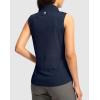 imageG Gradual Womens Golf Shirts Lightweight 14 Zip Collared Tank Top Sleeveless Polo Shirts for Tennis Pickleball CasualHeather Navy