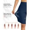 imageG Gradual Womens High Waisted Swim Board Shorts 11quot Knee Length Beach Swimming Long Shorts for Women with Pockets LinerDark Blue