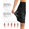 imageG Gradual Womens High Waisted Swim Board Shorts 11quot Knee Length Beach Swimming Long Shorts for Women with Pockets LinerGrey Camo