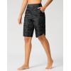 imageG Gradual Womens High Waisted Swim Board Shorts 11quot Knee Length Beach Swimming Long Shorts for Women with Pockets LinerGrey Camo