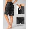 imageG Gradual Womens High Waisted Swim Board Shorts 11quot Knee Length Beach Swimming Long Shorts for Women with Pockets LinerGrey Camo