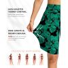 imageG Gradual Womens High Waisted Swim Board Shorts 11quot Knee Length Beach Swimming Long Shorts for Women with Pockets LinerLeaf