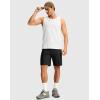 imageMens Golf Dress Shorts 7quot 9quot Stretch Casual Work Flat Front Shorts for Men with 3 Pockets Quick DryBlack