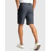 imageMens Golf Dress Shorts 7quot 9quot Stretch Casual Work Flat Front Shorts for Men with 3 Pockets Quick DryDark Grey