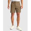 imageMens Golf Dress Shorts 7quot 9quot Stretch Casual Work Flat Front Shorts for Men with 3 Pockets Quick DryDark Khaki