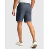 imageMens Golf Dress Shorts 7quot 9quot Stretch Casual Work Flat Front Shorts for Men with 3 Pockets Quick DryDusty Blue