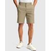 imageMens Golf Dress Shorts 7quot 9quot Stretch Casual Work Flat Front Shorts for Men with 3 Pockets Quick DryKhaki