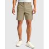 imageMens Golf Dress Shorts 7quot 9quot Stretch Casual Work Flat Front Shorts for Men with 3 Pockets Quick DryKhaki