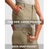 imageMens Golf Dress Shorts 7quot 9quot Stretch Casual Work Flat Front Shorts for Men with 3 Pockets Quick DryKhaki