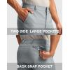 imageMens Golf Dress Shorts 7quot 9quot Stretch Casual Work Flat Front Shorts for Men with 3 Pockets Quick DryLight Grey