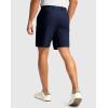 imageMens Golf Dress Shorts 7quot 9quot Stretch Casual Work Flat Front Shorts for Men with 3 Pockets Quick DryNavy