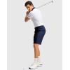 imageMens Golf Dress Shorts 7quot 9quot Stretch Casual Work Flat Front Shorts for Men with 3 Pockets Quick DryNavy