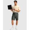 imageMens Golf Dress Shorts 7quot 9quot Stretch Casual Work Flat Front Shorts for Men with 3 Pockets Quick DrySage Green