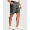 imageMens Golf Dress Shorts 7quot 9quot Stretch Casual Work Flat Front Shorts for Men with 3 Pockets Quick DrySage Green