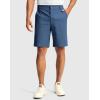 imageMens Golf Dress Shorts 7quot 9quot Stretch Casual Work Flat Front Shorts for Men with 3 Pockets Quick DrySlate Blue