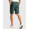 imageMens Golf Dress Shorts 7quot 9quot Stretch Casual Work Flat Front Shorts for Men with 3 Pockets Quick DrySpruce Green