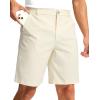 imageMens Golf Dress Shorts 7quot 9quot Stretch Casual Work Flat Front Shorts for Men with 3 Pockets Quick DryWbeige