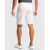 imageMens Golf Dress Shorts 7quot 9quot Stretch Casual Work Flat Front Shorts for Men with 3 Pockets Quick DryWhite