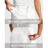 imageMens Golf Dress Shorts 7quot 9quot Stretch Casual Work Flat Front Shorts for Men with 3 Pockets Quick DryWhite
