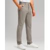 imageMens Golf Pants  30quot32quot34quot Slim Fit Stretch Lightweight Dress Pants for Men with Zipper Pockets Casual WorkCarbon Dust