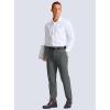 imageMens Golf Pants  30quot32quot34quot Slim Fit Stretch Lightweight Dress Pants for Men with Zipper Pockets Casual WorkDark Gray