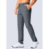 imageMens Golf Pants  30quot32quot34quot Slim Fit Stretch Lightweight Dress Pants for Men with Zipper Pockets Casual WorkDusty Blue