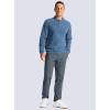 imageMens Golf Pants  30quot32quot34quot Slim Fit Stretch Lightweight Dress Pants for Men with Zipper Pockets Casual WorkDusty Blue