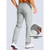 imageMens Golf Pants  30quot32quot34quot Slim Fit Stretch Lightweight Dress Pants for Men with Zipper Pockets Casual WorkHalo Grey
