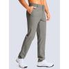 imageMens Golf Pants  30quot32quot34quot Slim Fit Stretch Lightweight Dress Pants for Men with Zipper Pockets Casual WorkLight Grey