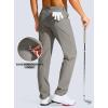 imageMens Golf Pants  30quot32quot34quot Slim Fit Stretch Lightweight Dress Pants for Men with Zipper Pockets Casual WorkLight Grey