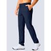 imageMens Golf Pants  30quot32quot34quot Slim Fit Stretch Lightweight Dress Pants for Men with Zipper Pockets Casual WorkNavy