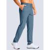 imageMens Golf Pants  30quot32quot34quot Slim Fit Stretch Lightweight Dress Pants for Men with Zipper Pockets Casual WorkSlate Blue